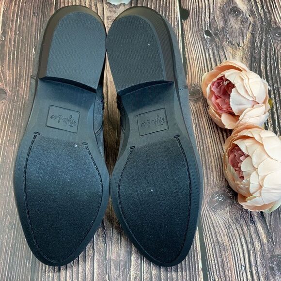 Style & Co Gray Wiley Ankle Booties - Picture 6 of 8